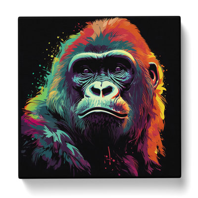 Gorilla Graphic Art - Wrapped Canvas