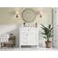 Meuble-lavabo de salle de bain 30 po avec lavabo supérieur, meuble-lavabo moderne avec 2 tiroirs et tiroir escamotable, meuble-lavabo simple
