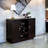 Chaz Server with Stemware Rack in Espresso,Dining cabinet,Buffet table,Credenza