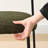 Upholstered Dining Chair With Metal Legs-2091818094