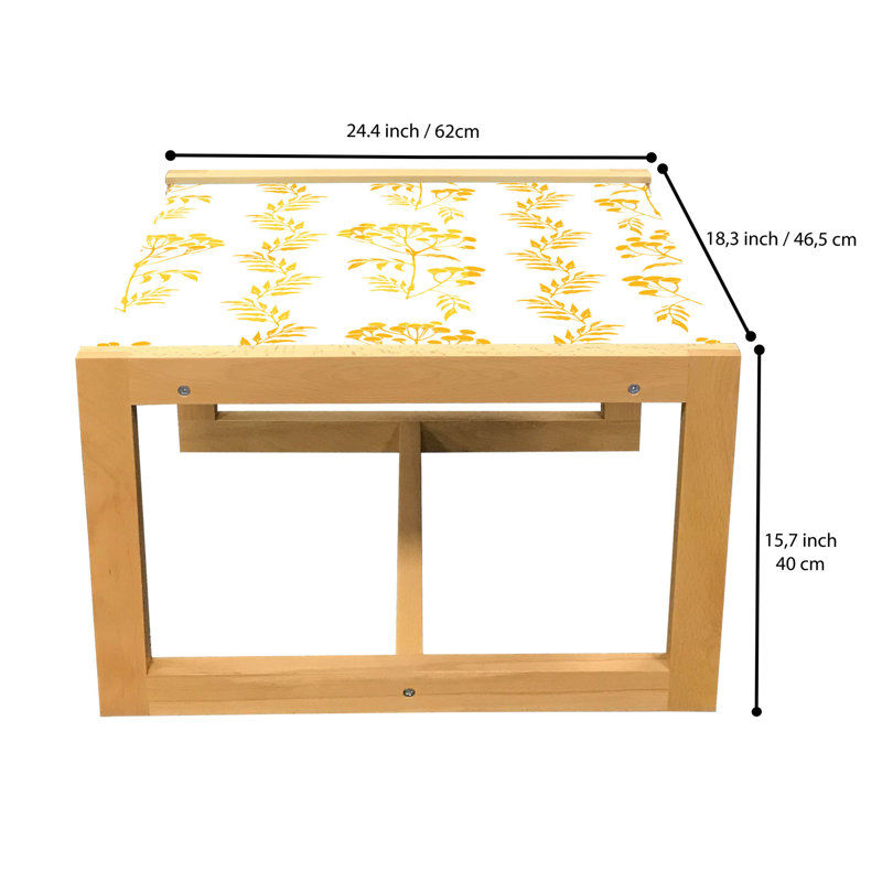 Jakarri Sled Coffee Table, 62cm H x 46cm W x 40cm D