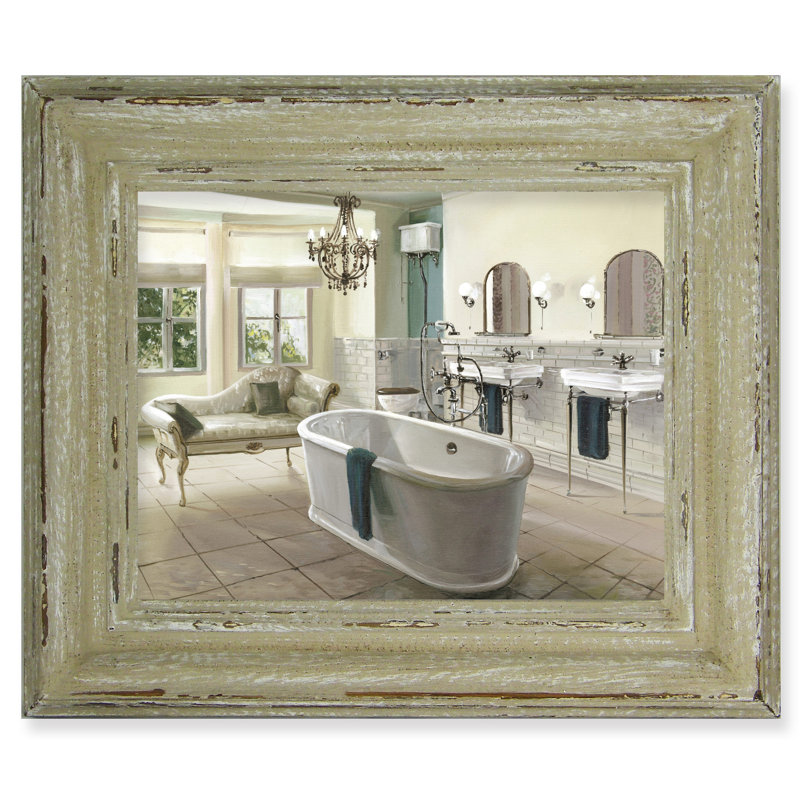 Victorian Bathroom - Single Picture Frame Painting on Canvas