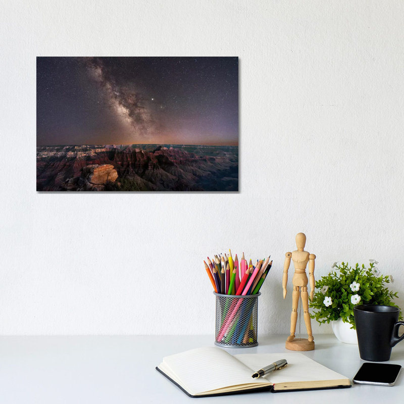 Grand Canyon Night I 1 Piece Wall Art on Canvas, 20.32cm H x 30.48cm W x 1.91cm D, Wrapped Canvas