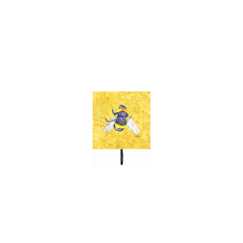 Crochet mural bee