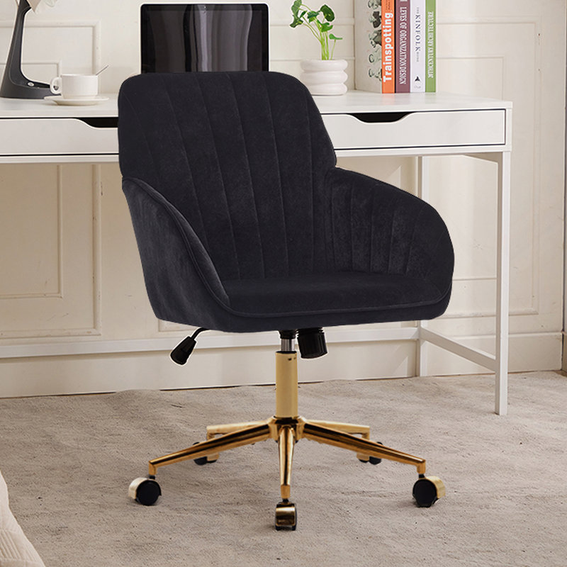 Fauteuil de bureau réglable, chambre à coucher à domicile, fauteuil pivotant ergonomique, siège à dossier, confortable pour les longues séances