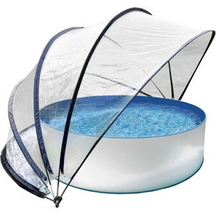 Retractable Pool Cover, Pvc Film Fiberglass Rod Pool Fence, Outdoor Swimming Pool Accessories