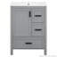 Meuble-lavabo moderne de 24 pouces avec lavabo en céramique, tablette de porte double couche et 3 tiroirs-1881044137