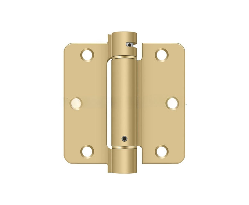 Steel Hinge, PVD Polished Brass