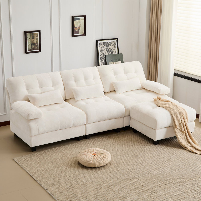 Repose-pieds, Beige