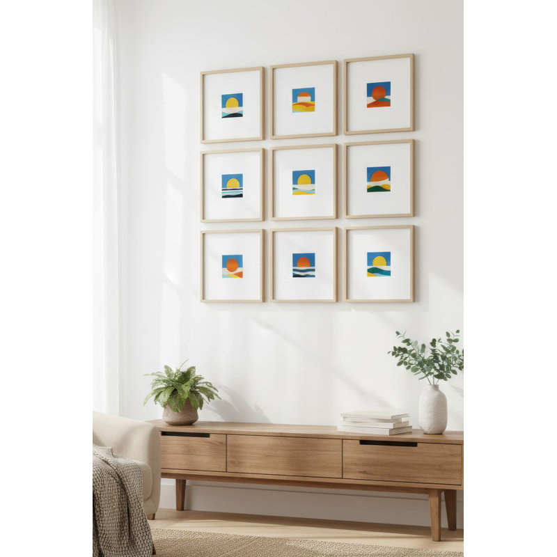 Atherton Decorative Framed MDF Painting