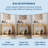 47 Inch Farmhouse Console Table, Narrow Wood Entryway Table Behind Couch-600922624