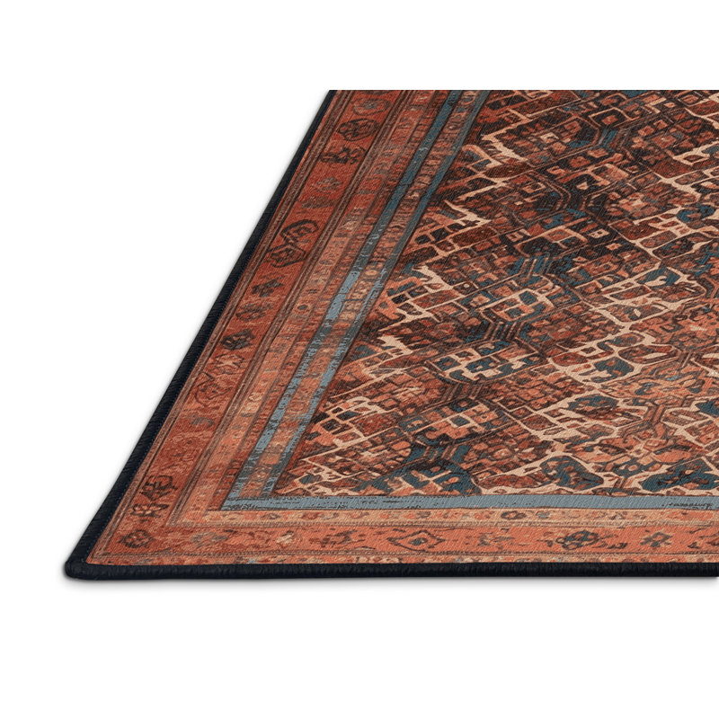 Tapis brun lavable à la machine, Tapis de couloir 2 pi x 4 pi