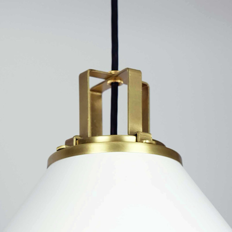Kiali 1 - Light Brass Cone Pendant