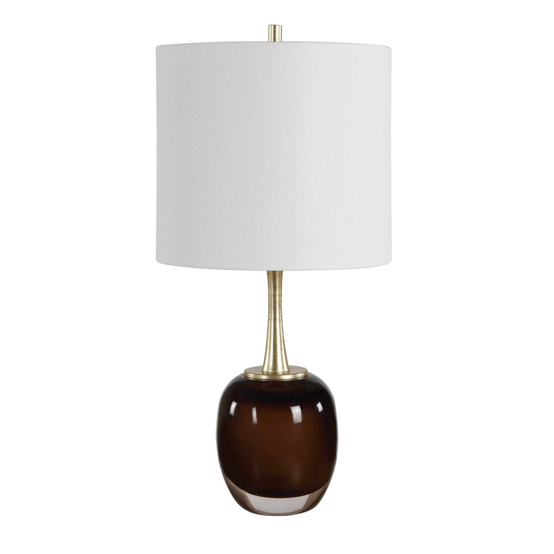 Uttermost Vannett Dark Amber Table Lamp