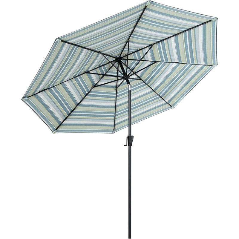 Parasol de marché avec support à manivelle 108 po Louria