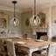 Luminaire suspendu en bois Farmhouse