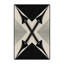 Tapis gris doux et moelleux à motif géométrique moderne Dunklin Naginata-1301776622