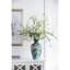 Vase bleu et brun
