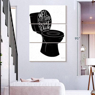 Ketti Bathroom Puns II Black