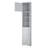 Multi-Functional Corner Cabinet Tall Bathroom Storage Cabinet with Two Doors-1162433395