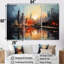 Modernism Urban Skyline II - ensemble de reproductions d'art mural Sky-107746088-107746090