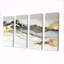 Longchamps - Art mural abstrait paysage - ensemble d'art mural moderne 4 pièces-343209602