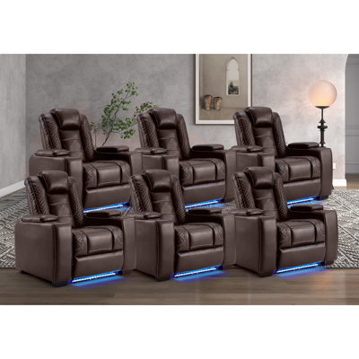 Valdur Faux Leather Power Recliner