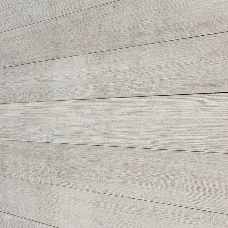 Panneau mural en bois de grange pelez et collez 5,04 po x 46,45 po, Gris clair