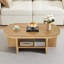 Table basse ovale avec rangement 43,31 po-910044257