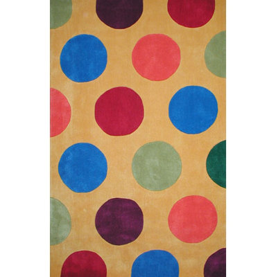 Bright Rug Polka Dots Indoor Rug