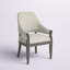 Fauteuil rembourré H 19 po Kaila
