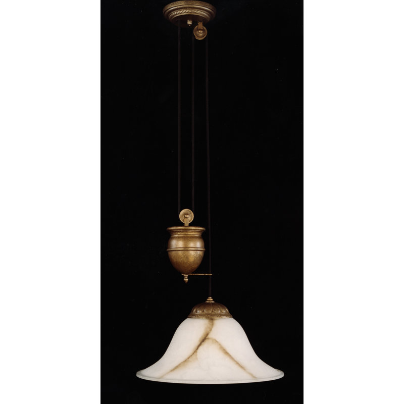 Digiacomo 1 - Light Rust Antique Bronze Bell Pendant