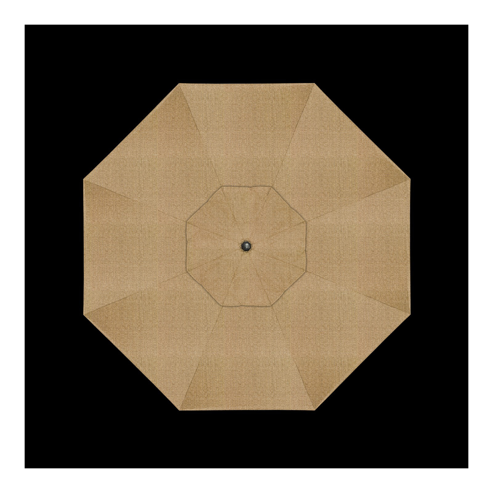 9' Market Sunbrella Umbrella, Sesame Sunbrella® Linen