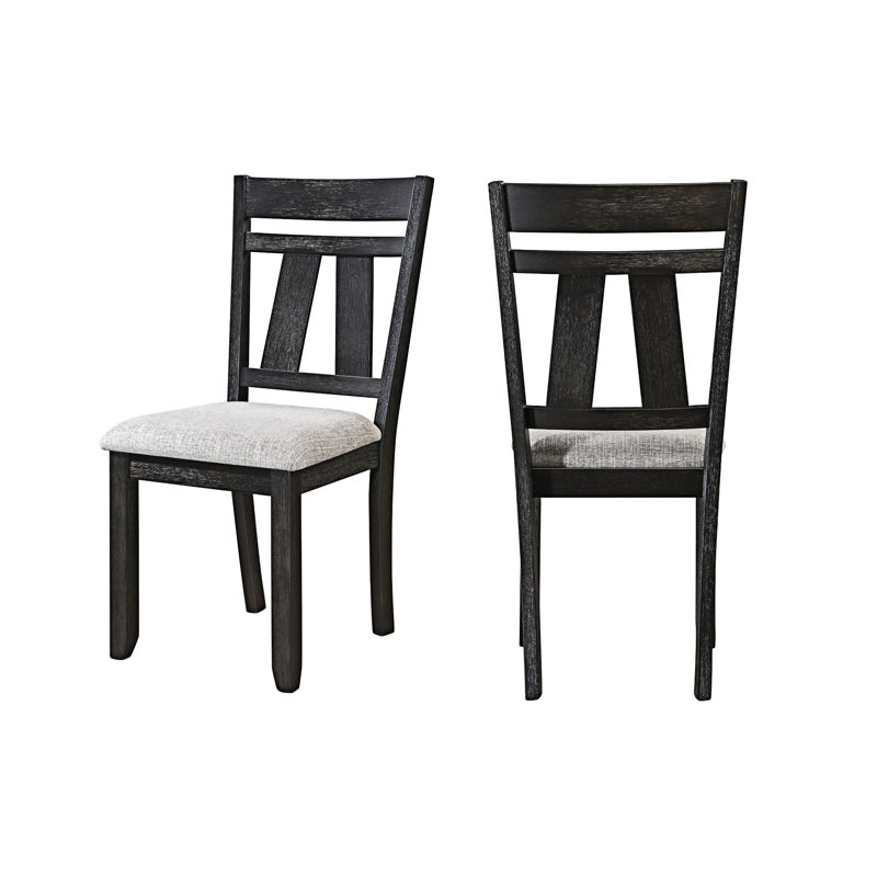 Chaise d'appoint rembourrée (ensemble de 2)