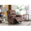 Fauteuil inclinable à bascule manuel pivotant de 38,19 po de largeur avec masseur et chauffage Daquez-129603393-129603392