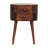 Dearran 14'' W Solid Wood Nightstand