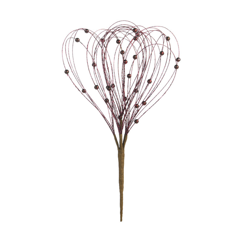 39cm Polystyrene Pick, burgundy