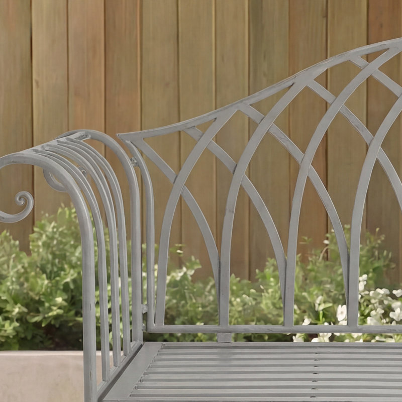 Alvaro Iron Outdoor Bench