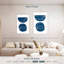 Abstraction I bleu marine-1963677917