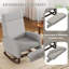 Chaise berçante avec repose-pieds Teedy-227987054