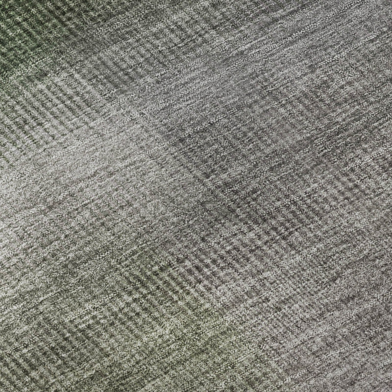 Premium Machine Washable Lubbers AMF1735 Squares Rug, Rectangle 10' x 14'