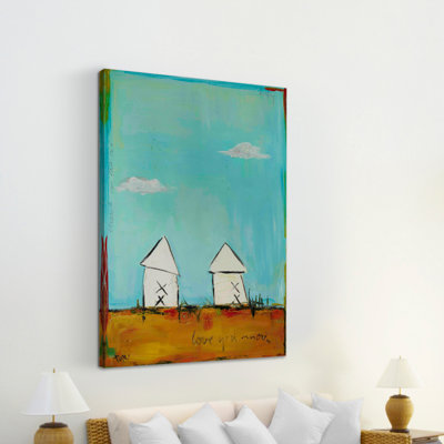«Love You More» par Tori Campisi, reproduction d'art sur toile tendue