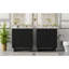 Rangement de meuble-lavabo moderne noir
