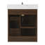Jillian 30'' Single Bathroom Vanity with Engineered Stone Top-1152799417