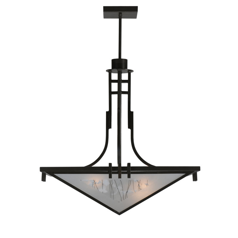 Metro Fusion 4 - Light Pendant, Steel, Clear
