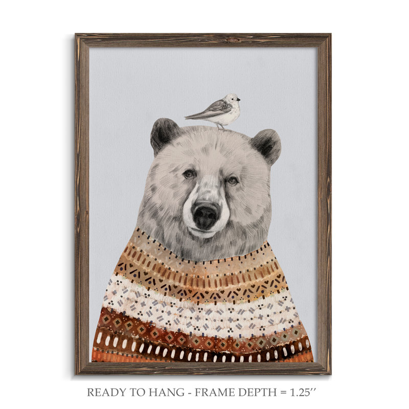« fair ile bear ii » par paul cezanne-photo-cadre, reproduction d’art, Espresso Framed Canvas, H 44 po x l 32 po x P 1,25 po