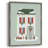 Festive Front Door IV Framed Print - Solid Wood-853704916