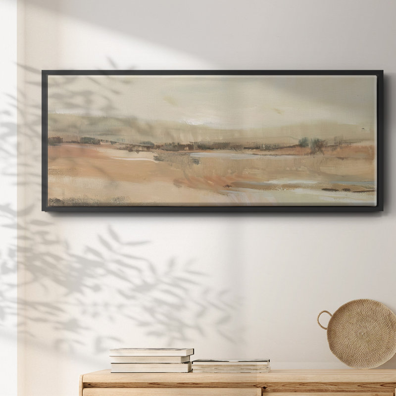 «Earth Tone Landscape I», toile encadrée, H 20 po x l 50 po
