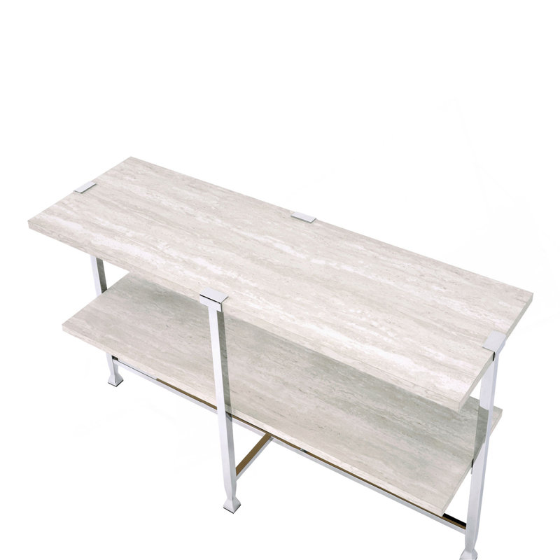 Unique Half-Moon Sofa Table With Sturdy Construction And Practical Design