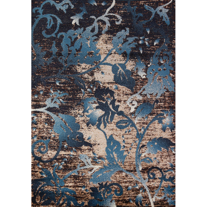 Transitional Oriental Foyer Rug 4x6